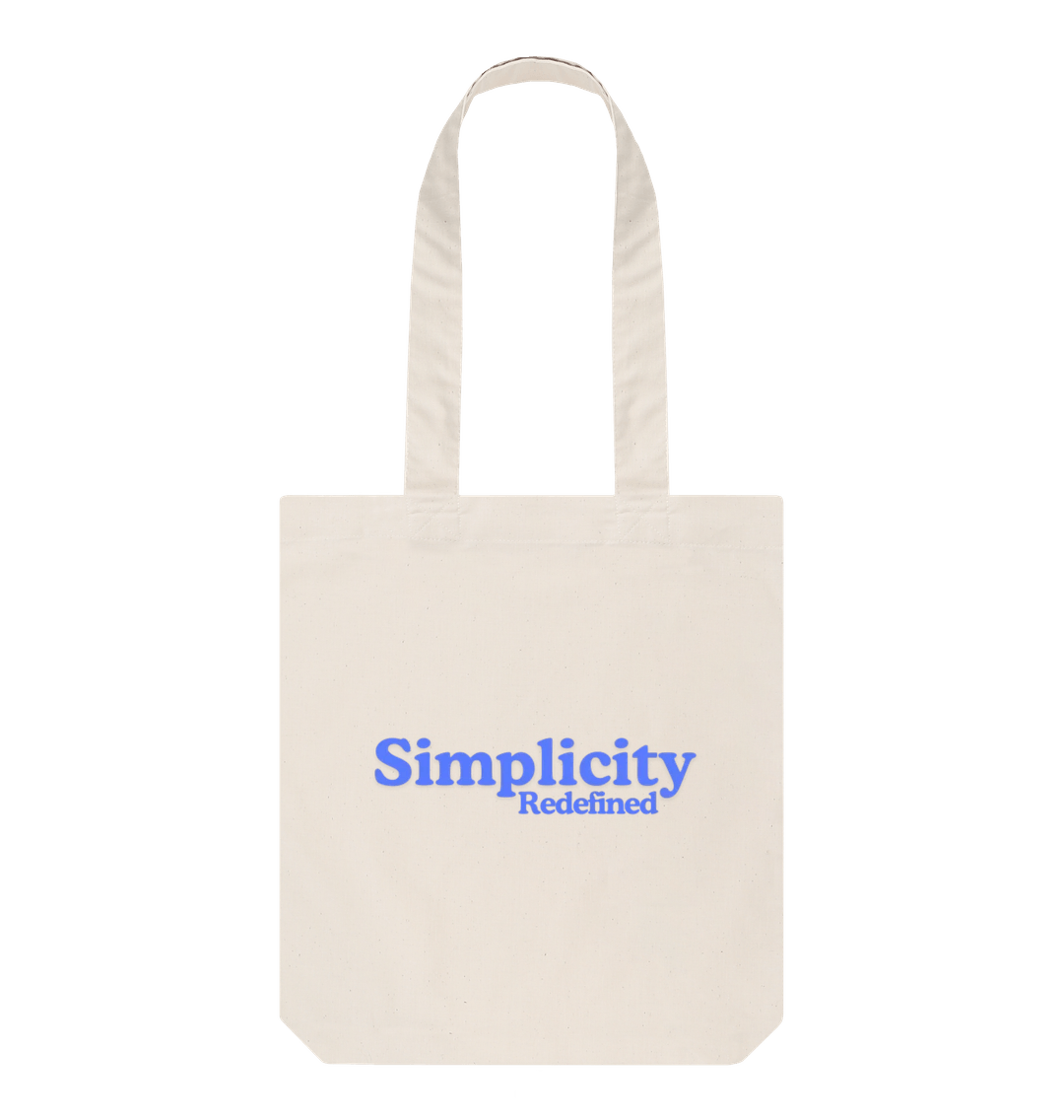 Natural Organic Cotton Tote Bag - Simplicity Redefined