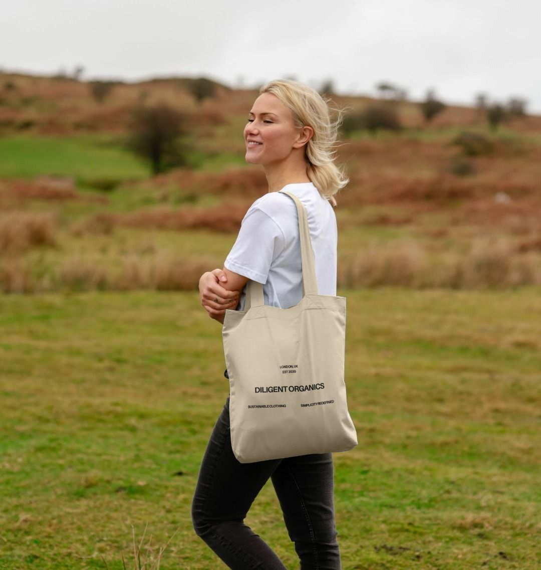 Natural Organic Cotton Tote Bag - London Est 2020.