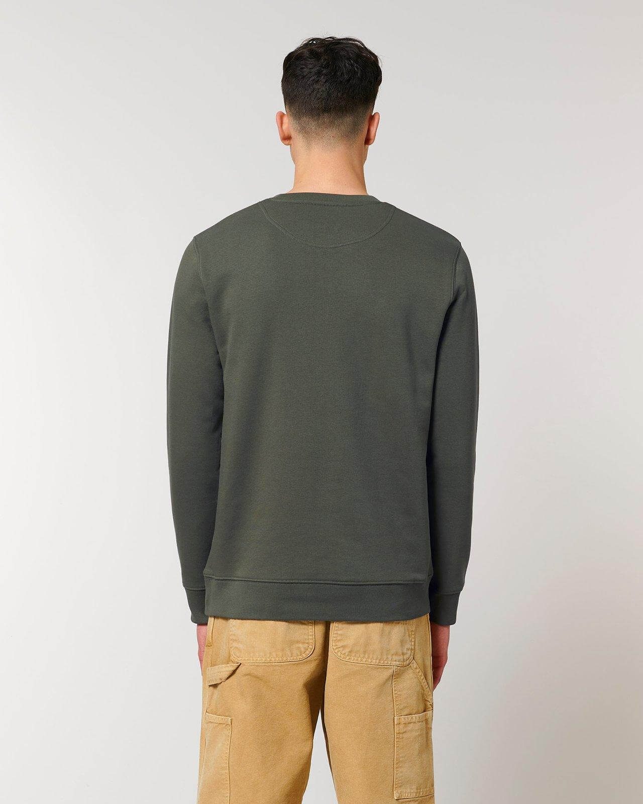 Khaki Unisex Organic Sweatshirt