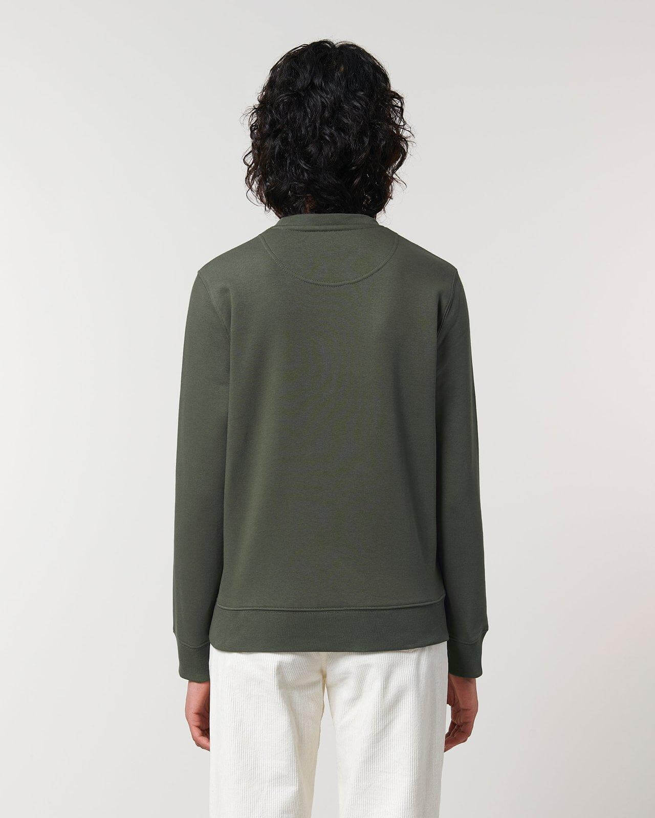Khaki Unisex Organic Sweatshirt