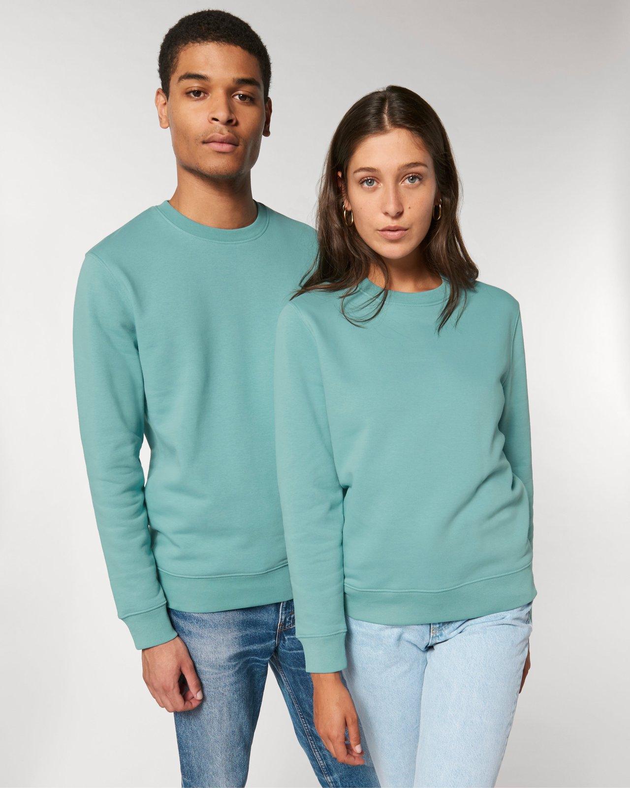 Teal Unisex Organic Sweatshirt