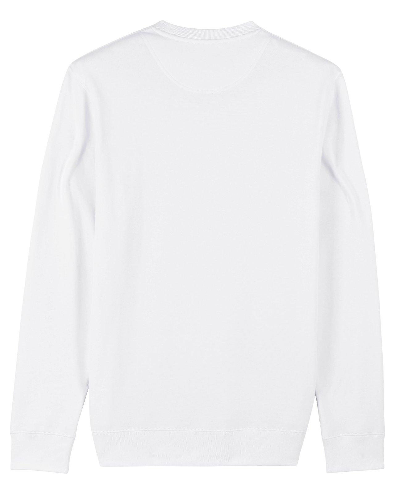 White Unisex Organic Sweatshirt