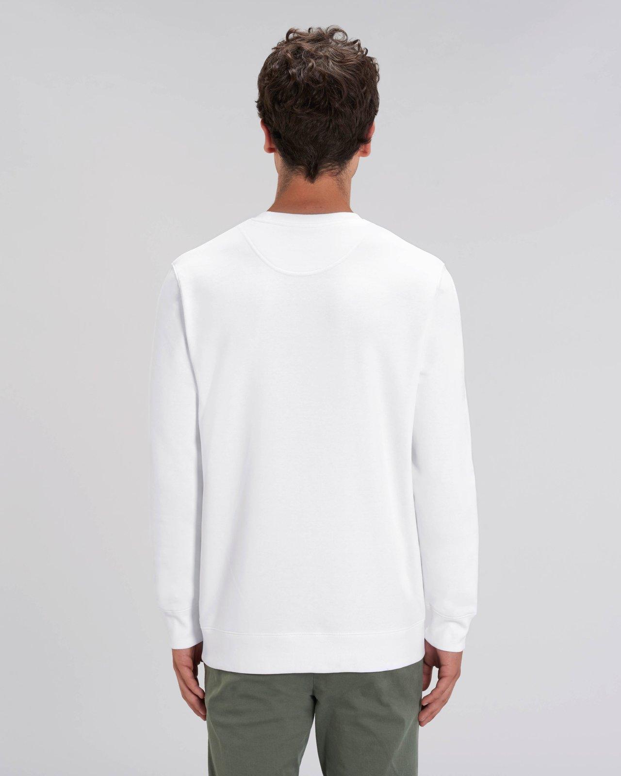 White Unisex Organic Sweatshirt