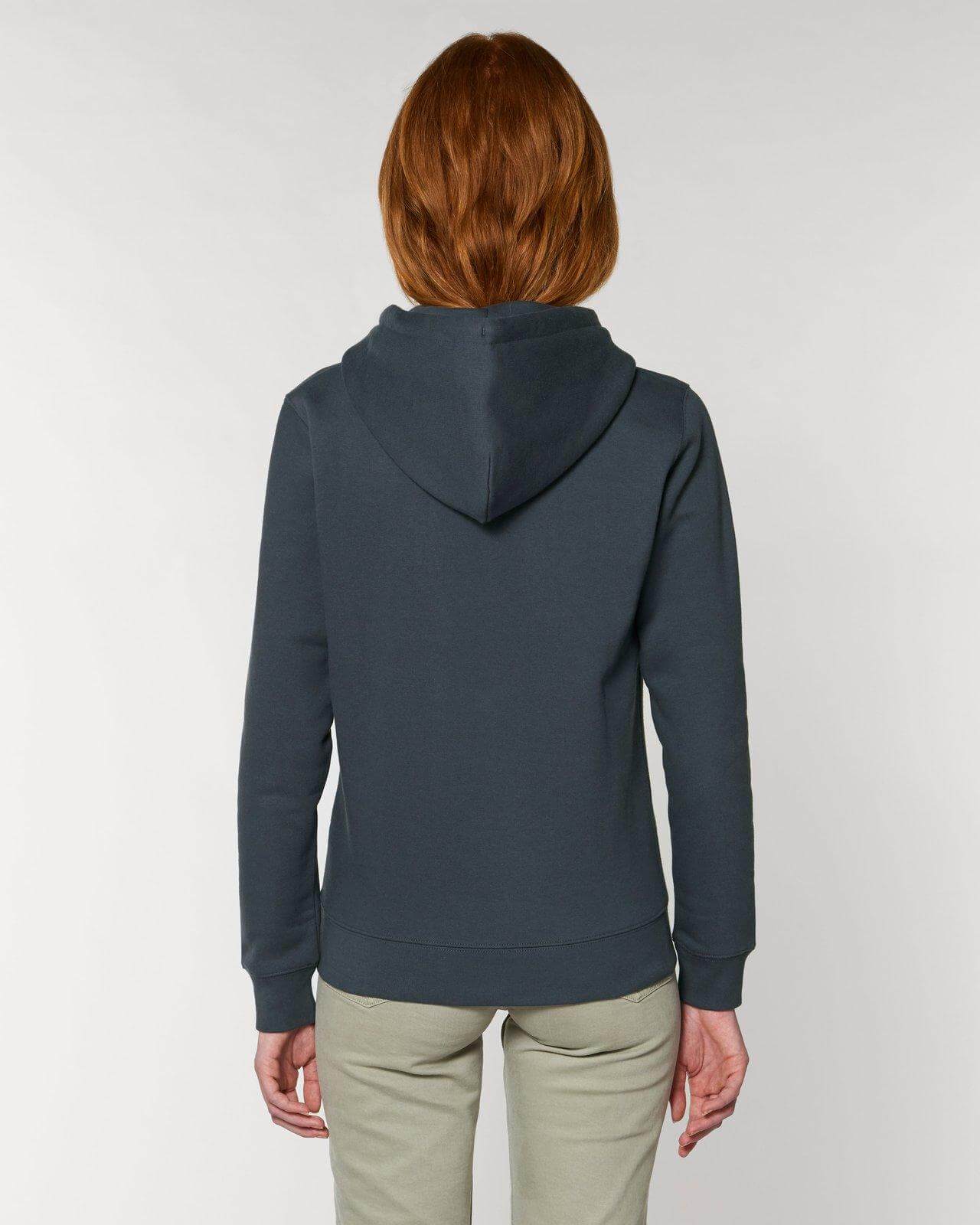 Ink Grey Unisex Organic Hoodie