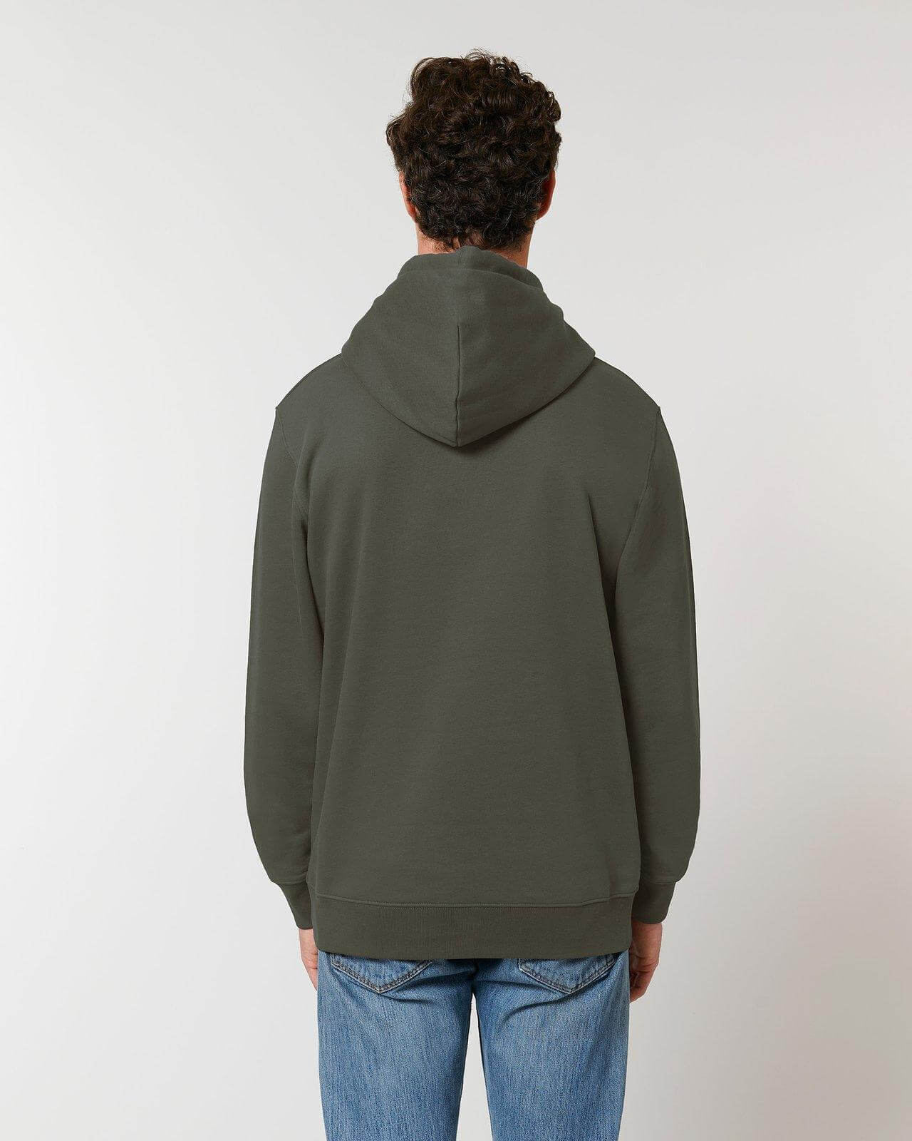 Khaki Unisex Organic Hoodie