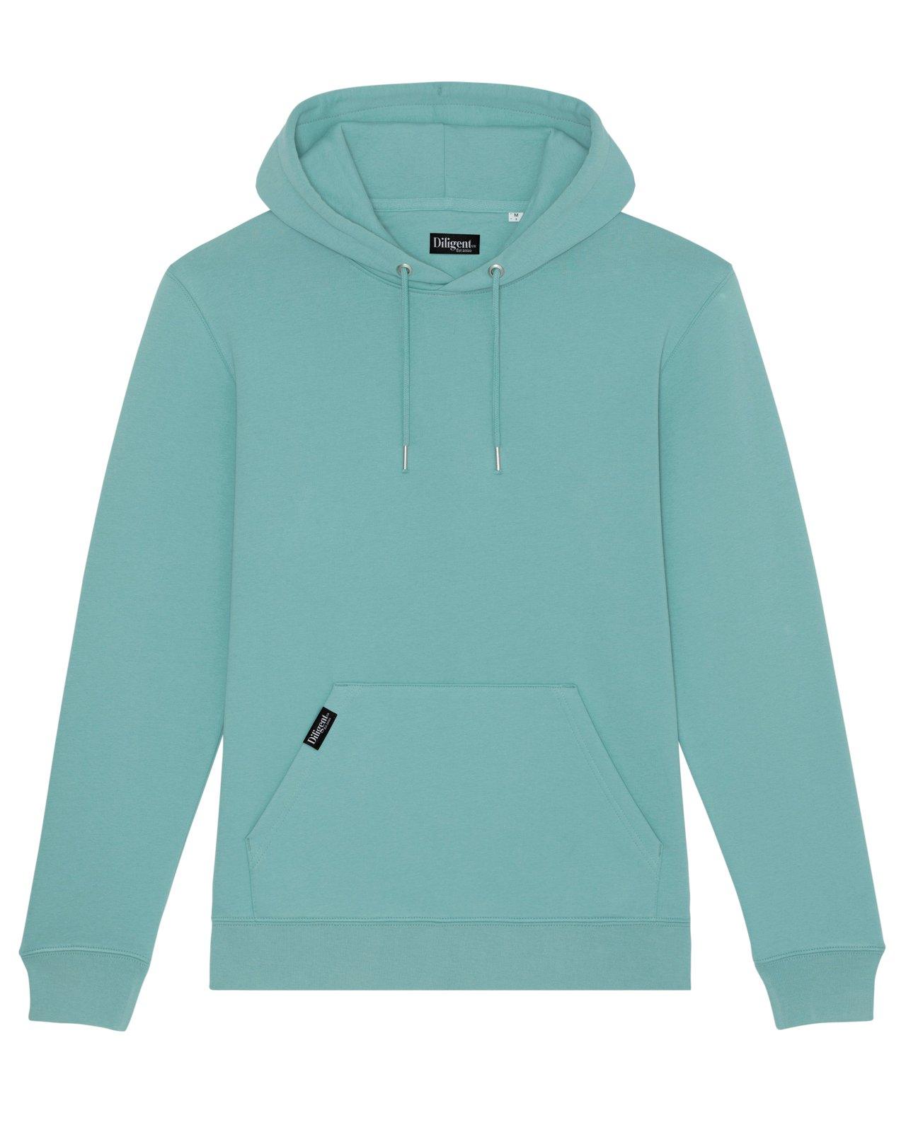 Teal Unisex Organic Hoodie