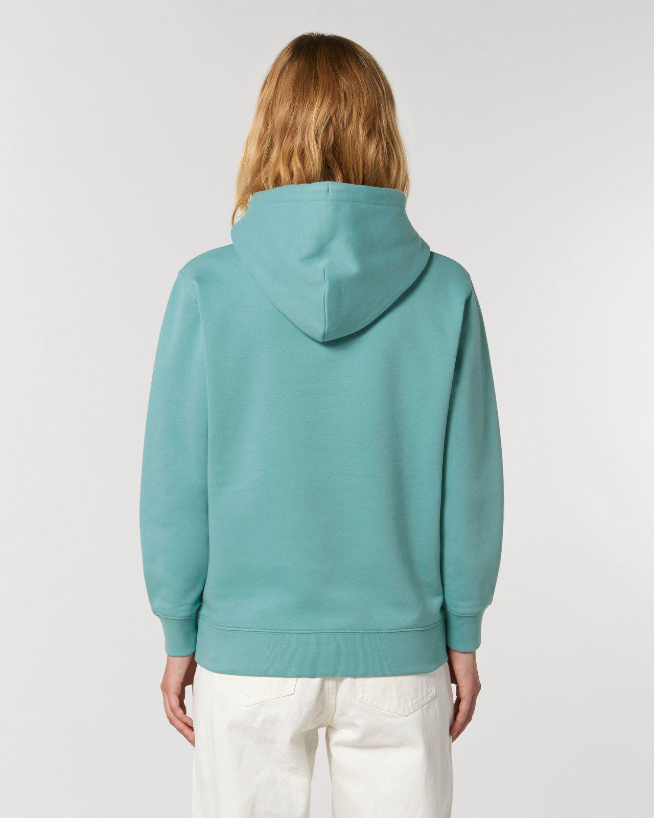 Teal Unisex Organic Hoodie