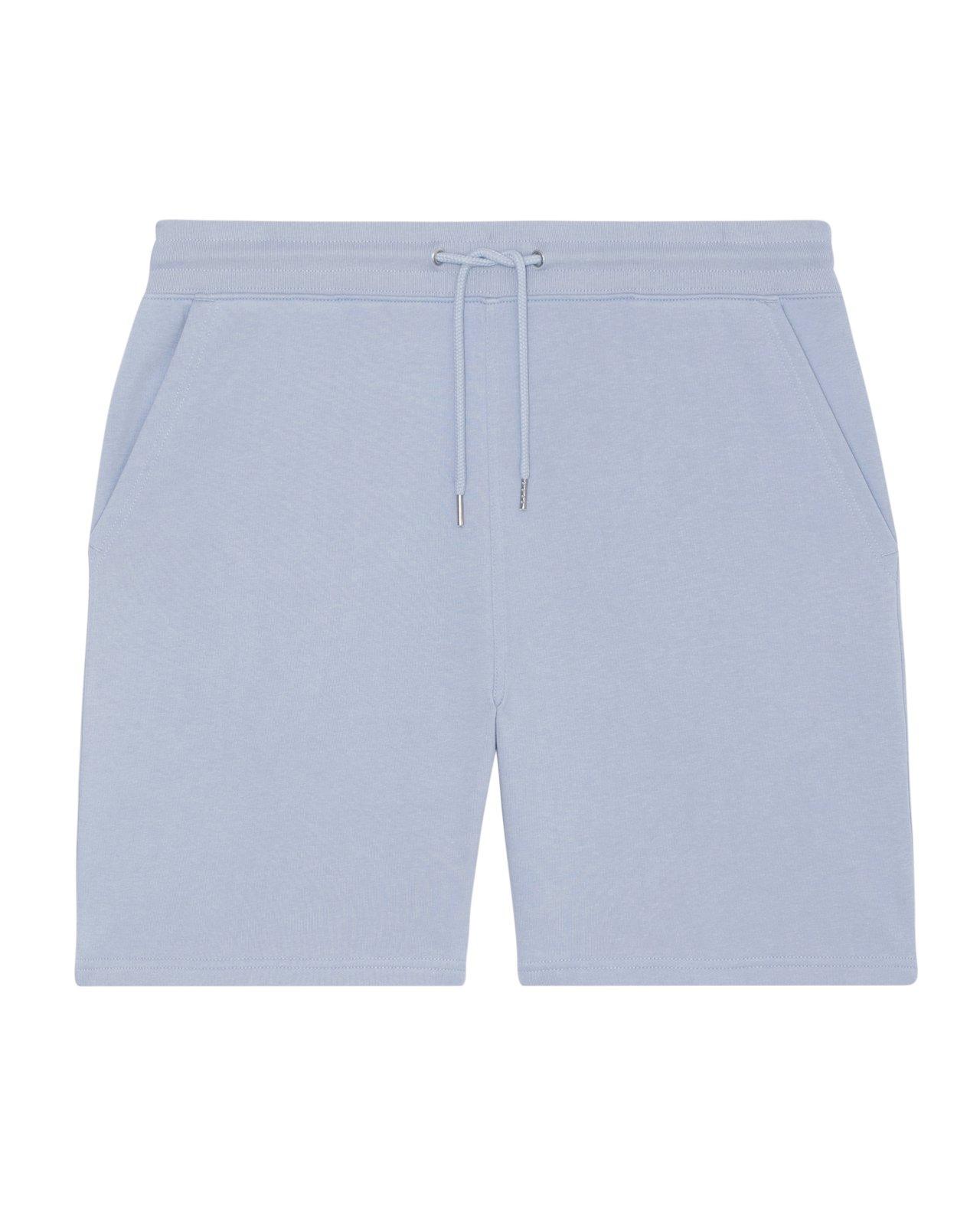 Powder Blue Organic Unisex Jogger Shorts