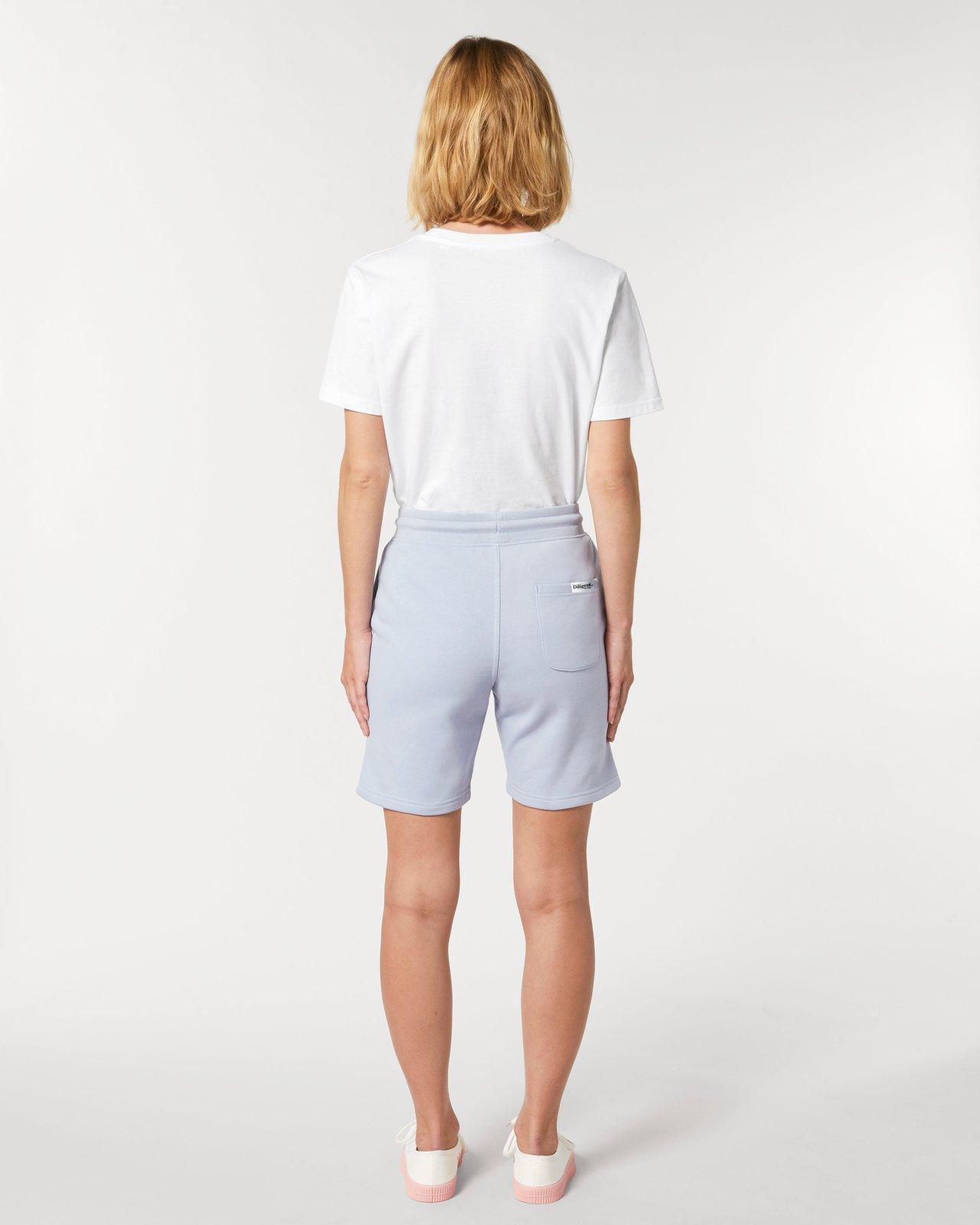 Powder Blue Organic Unisex Jogger Shorts