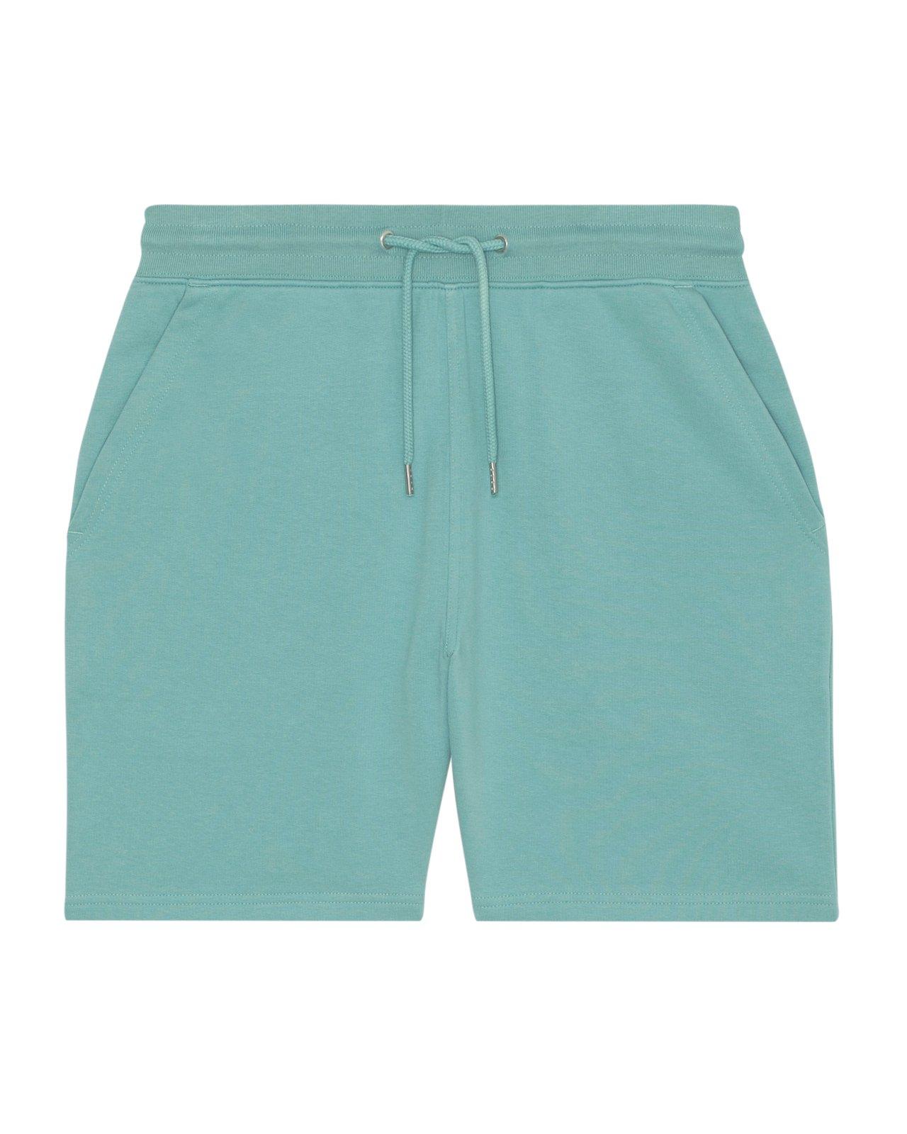 Teal Organic Unisex Jogger Shorts